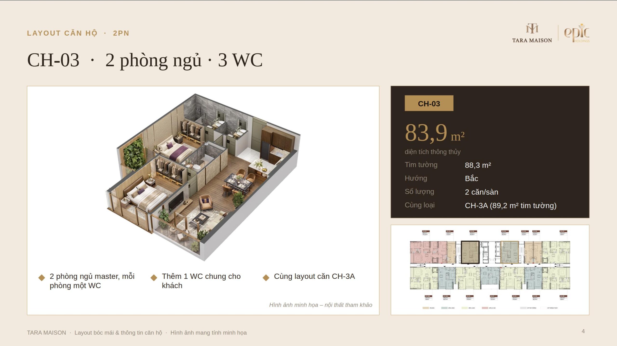Gia đình có con nhỏ có nên chọn Tara Maison? Đánh giá không gian sống tại Mỹ Đình 7 Căn 2 phòng ngủ Tara Maison