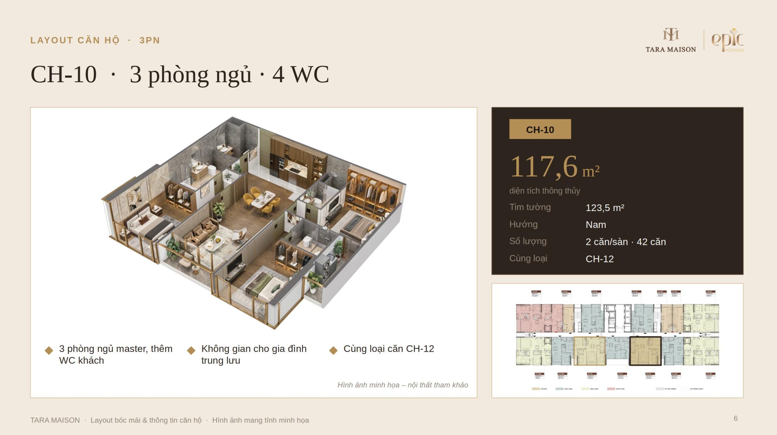 Gia đình có con nhỏ có nên chọn Tara Maison? Đánh giá không gian sống tại Mỹ Đình 9 Căn 3 phòng ngủ 117,6m2 Tara Maison